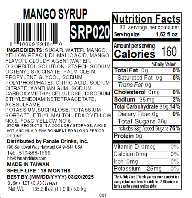 Nutrition Fact_SRP020