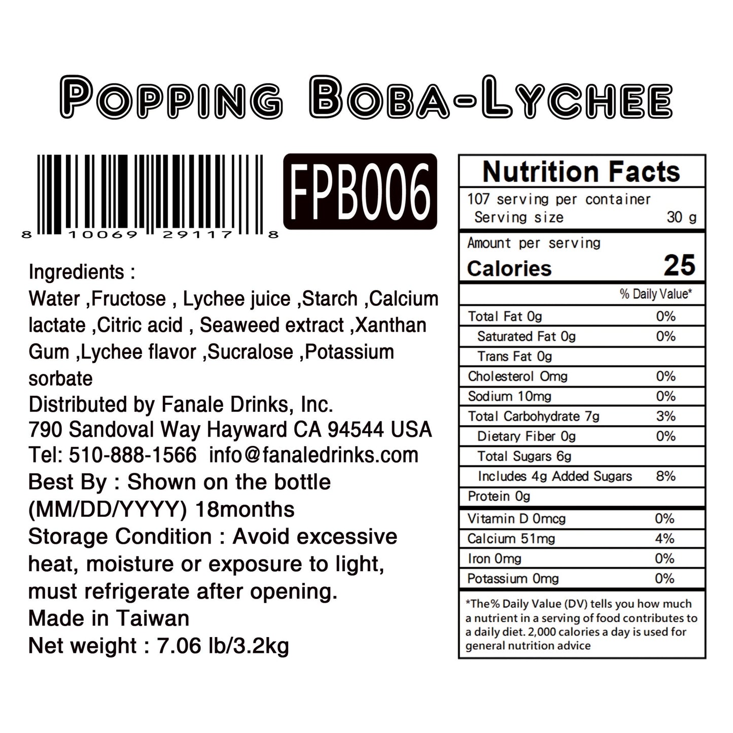 Nutrition Fact_FPB006