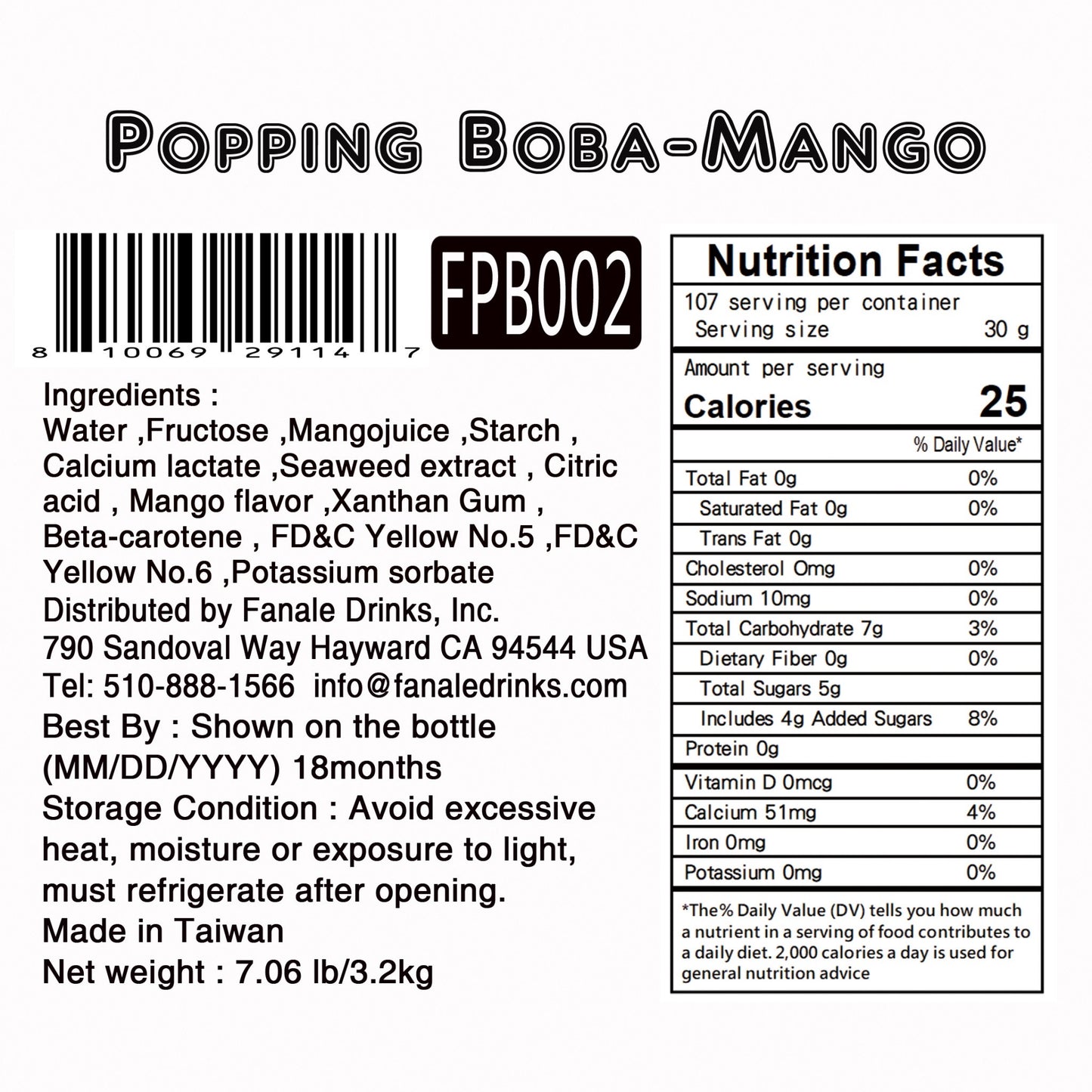 Nutrition Fact_FPB002