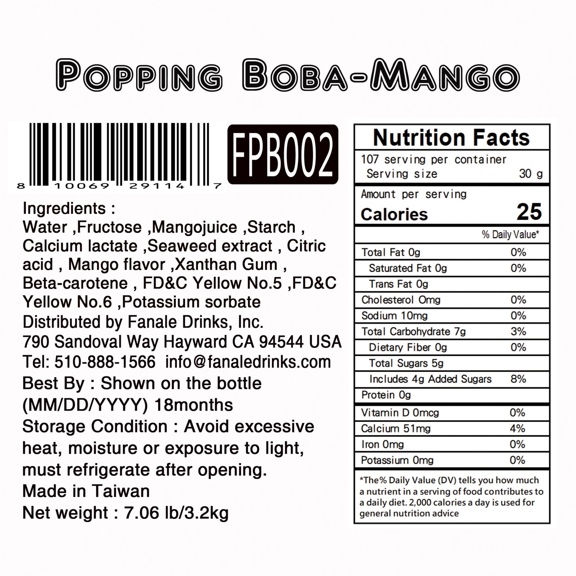 Nutrition Fact_FPB002