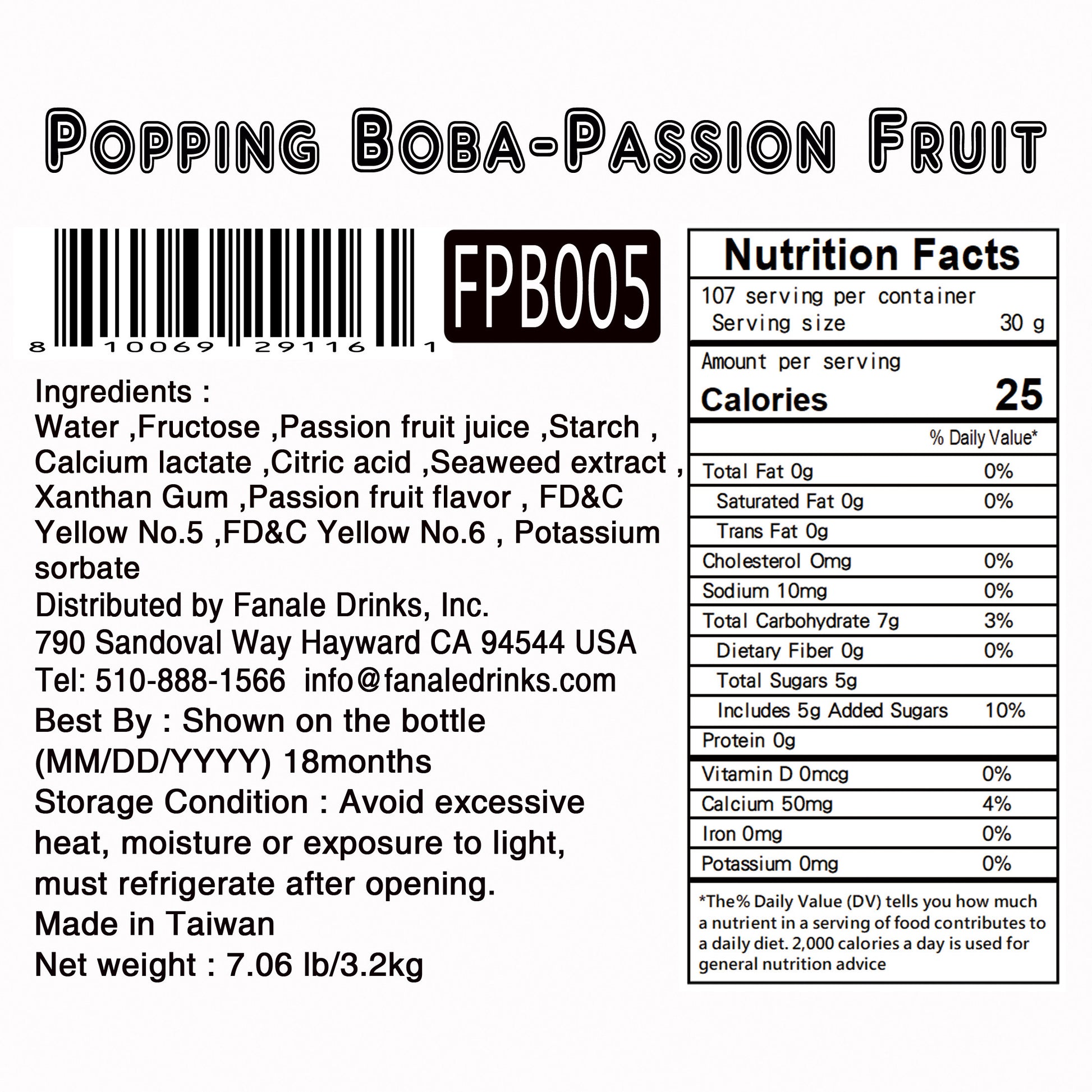 Nutrition Fact_FPB005