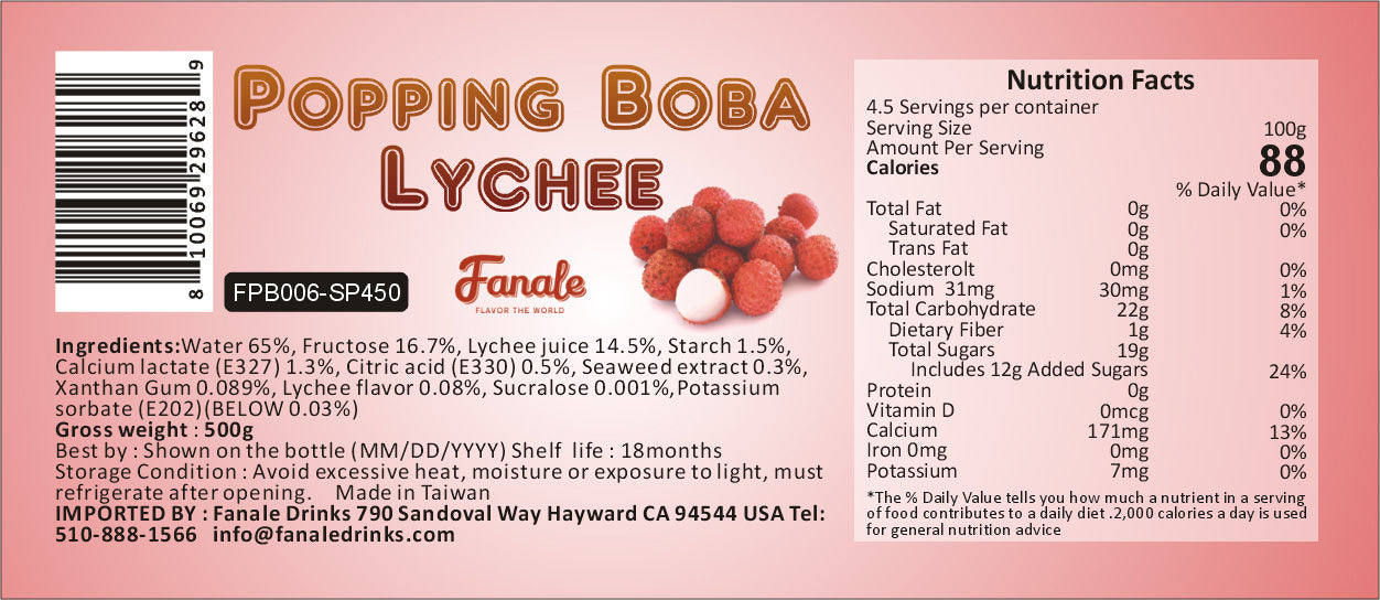 Nutrition Fact_FPB006-SP450