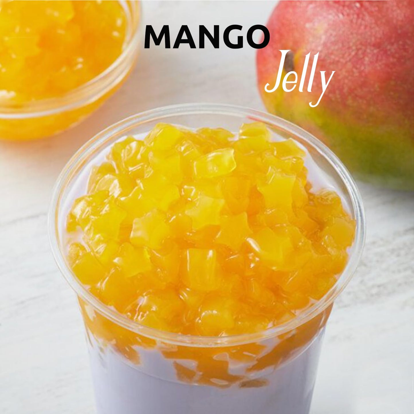 Mango Star Shaped Jelly Nata De Coco Jelly (400g * 35bag/case)