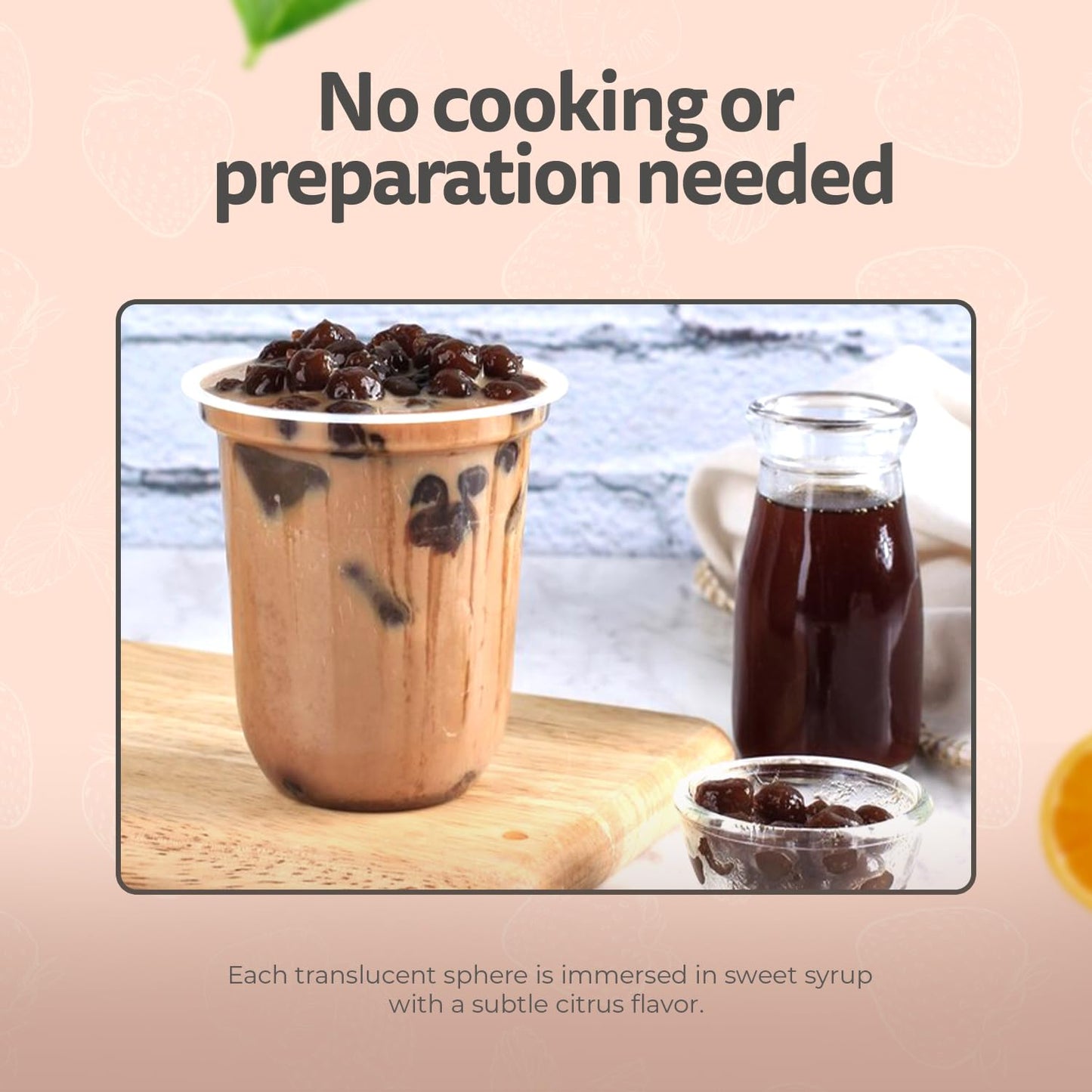 Brown Sugar Agar Boba (On Sale) (Best by: 11/07/2025)