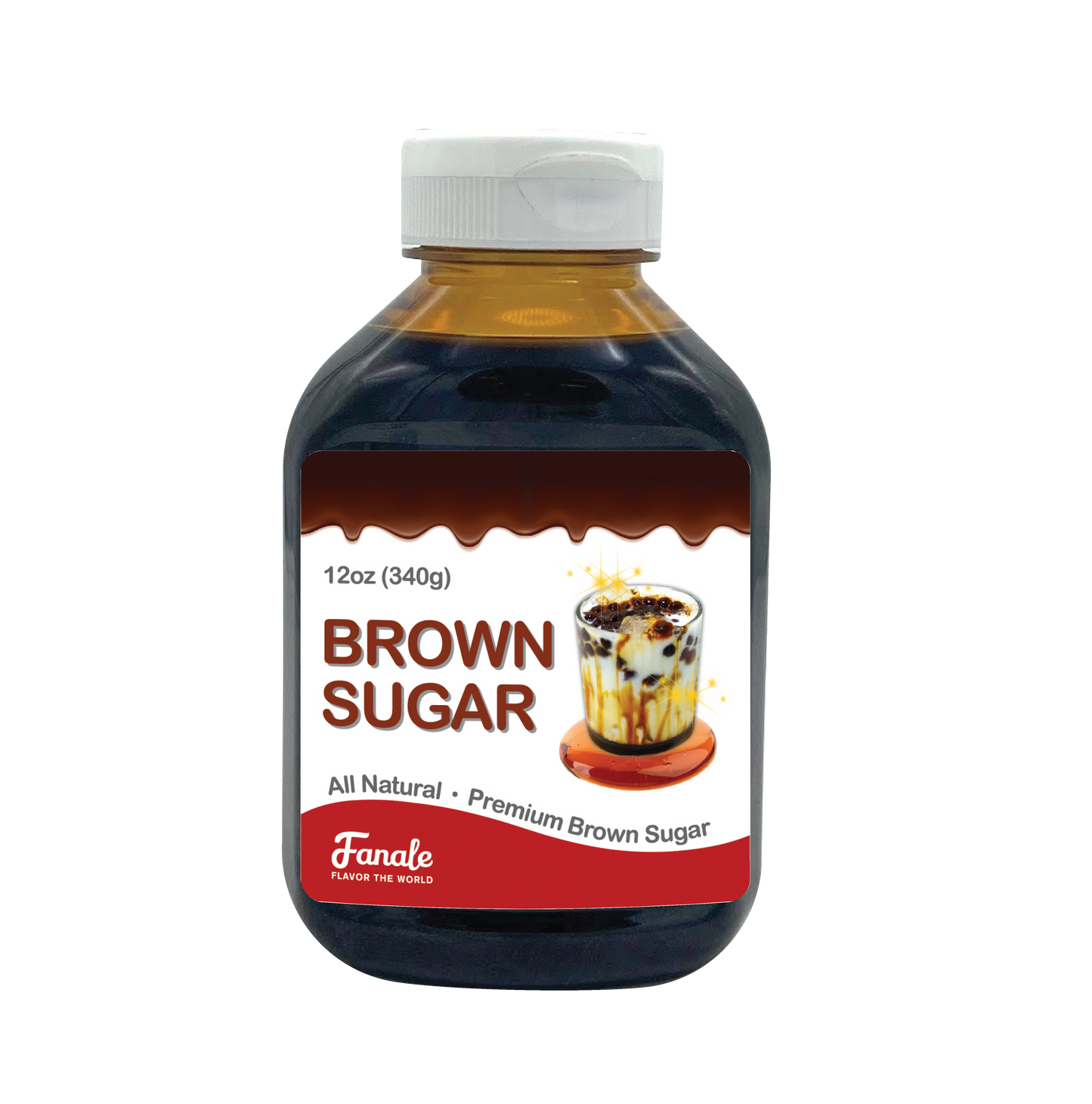 Handcrafted Brown Sugar Syrup - Bottle of 12oz