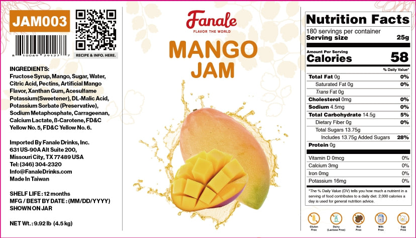 Mango Smoothie Jam