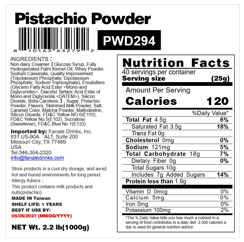 Pistachio Powder