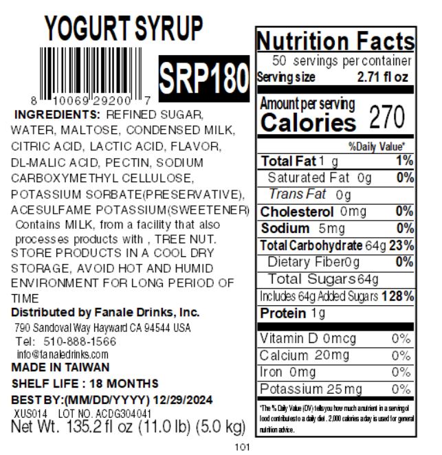 Yogurt Syrup