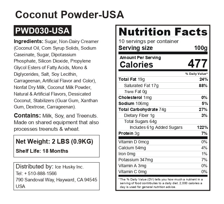 Coconut Powder - USA