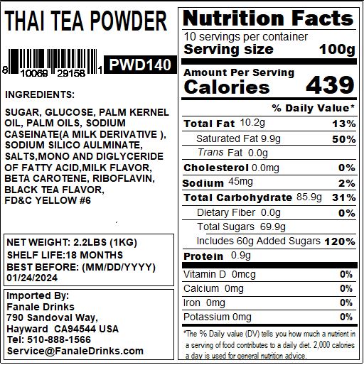 Thai Tea Powder