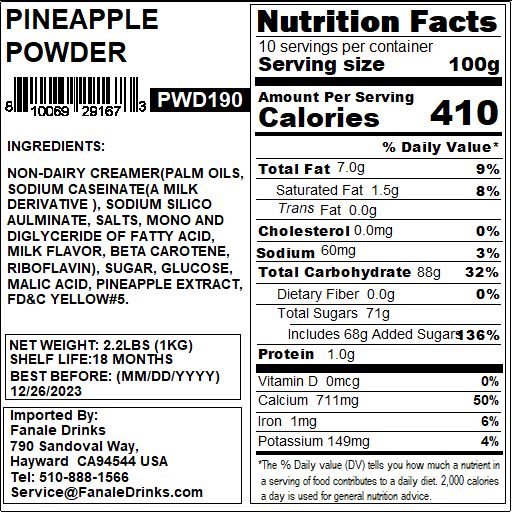 Pineapple Powder