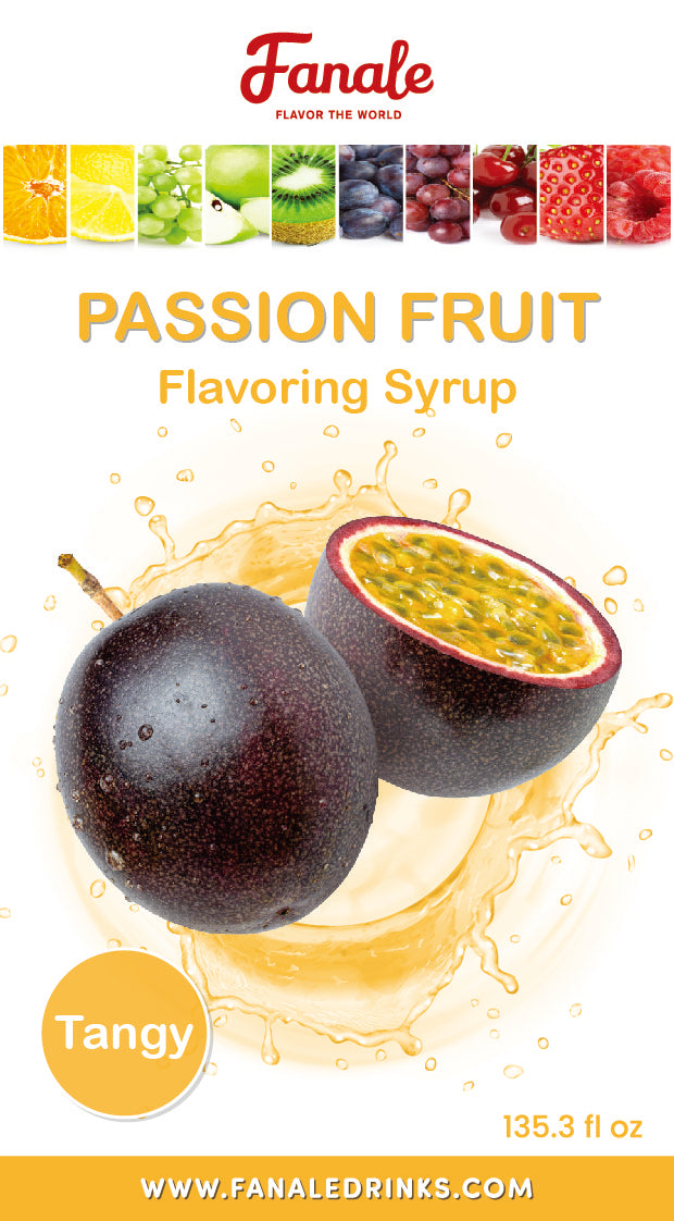 Tangy Passion fruit Syrup (Fanale - 11 lb/bt, 4 bottles/case)