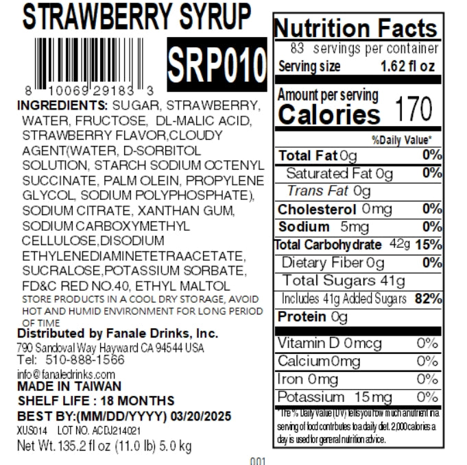 Strawberry Syrup