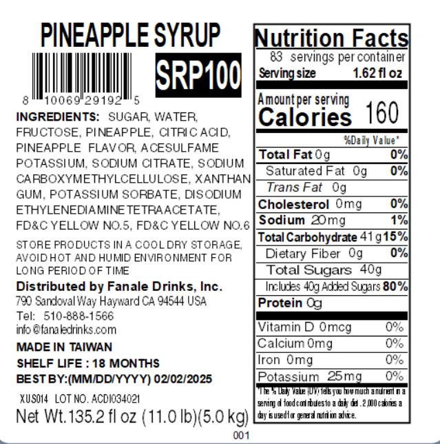 Pineapple Syrup