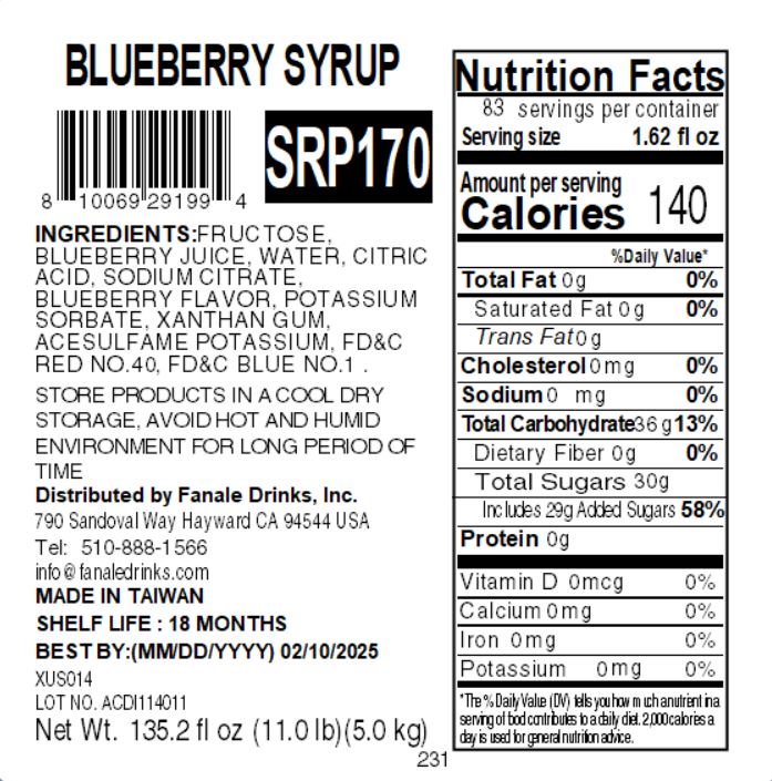 Blueberry Syrup
