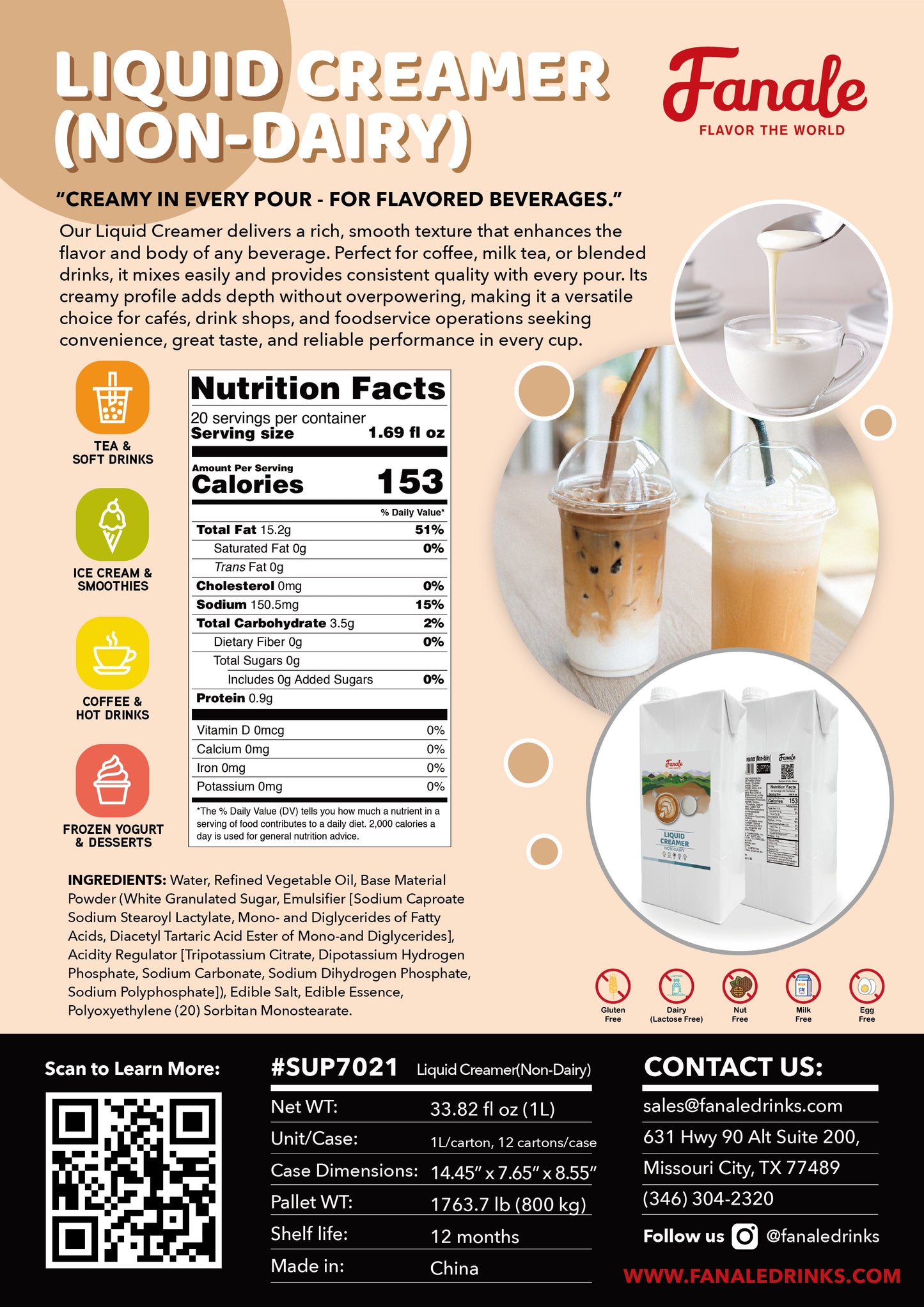 Liquid Creamer (Non-dairy) | SUP7021
