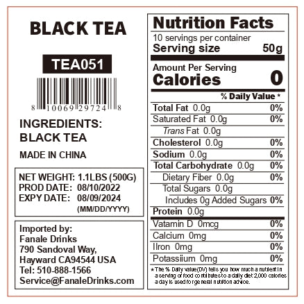 Black Tea Teabags | TEA051