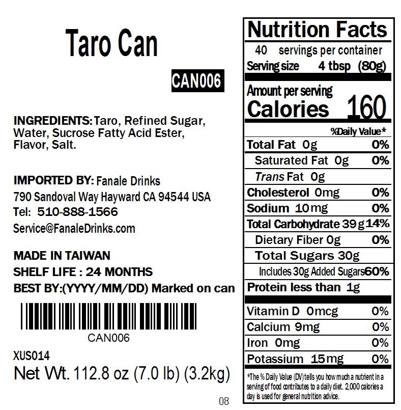 Taro Can - Fanale