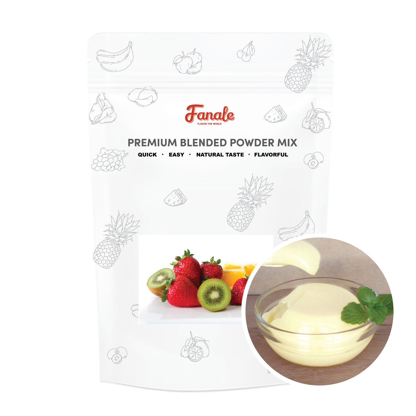 Custard Flavored Pudding Powder