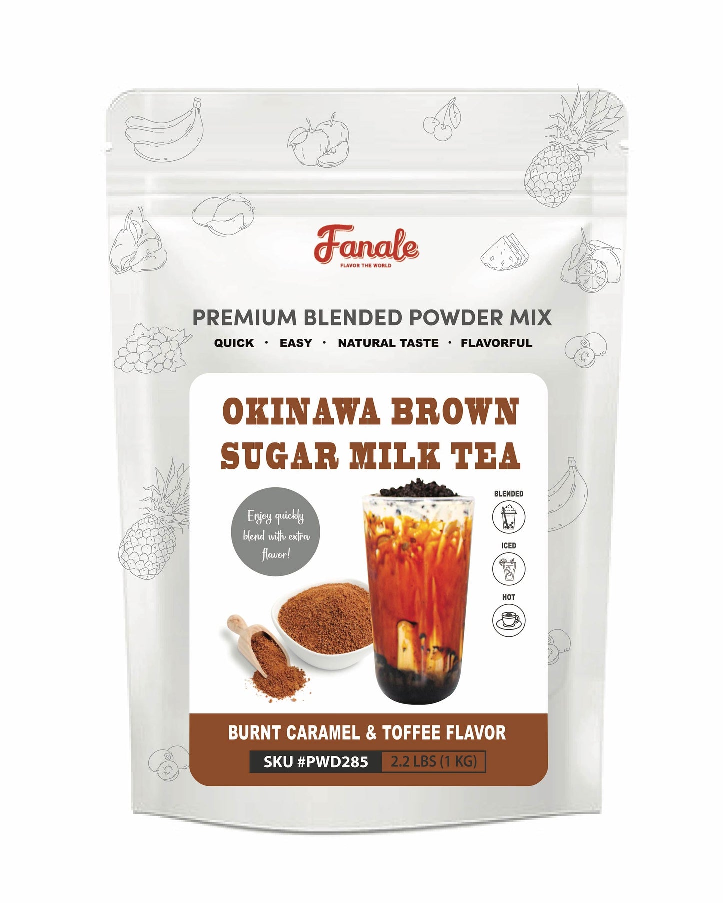 Okinawa Brown Sugar Milk Tea Powder