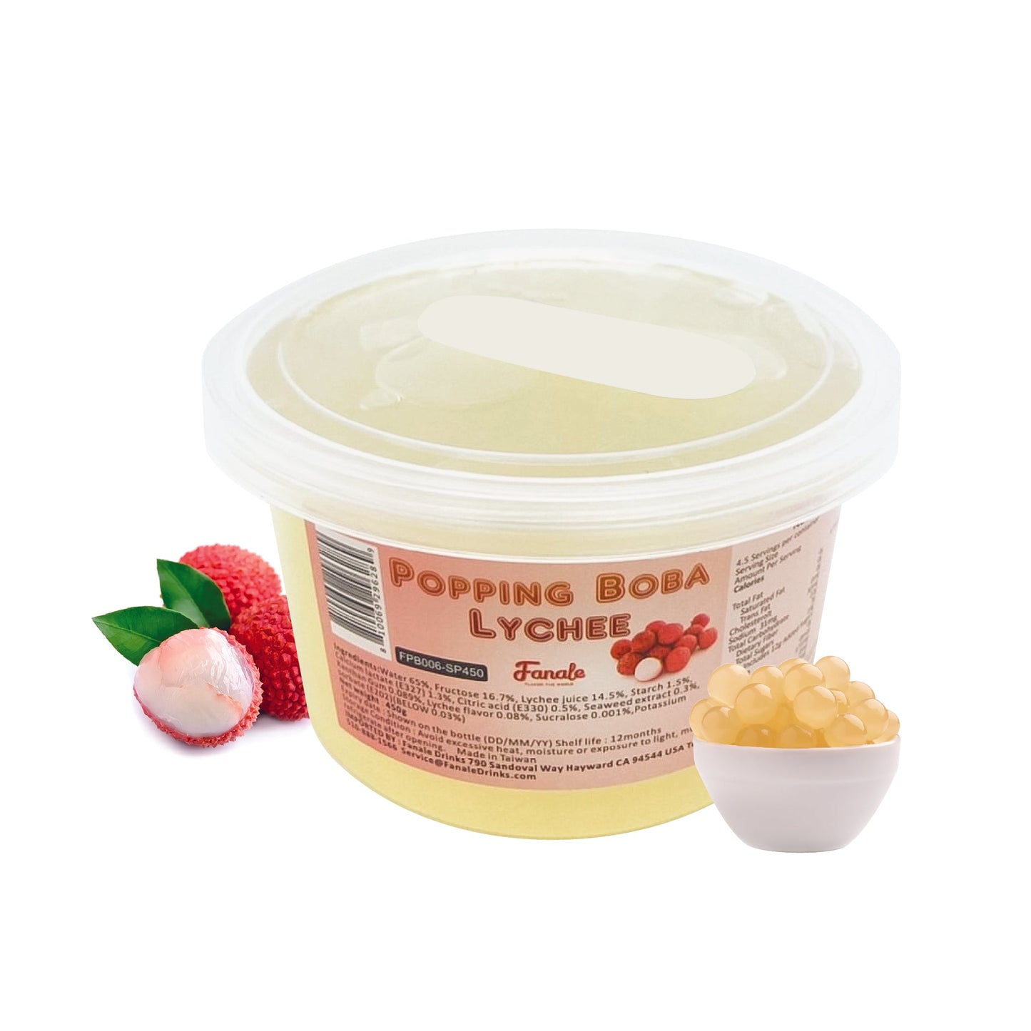 Popping Bursting Boba Juice Ball - (1 lb / Tub)