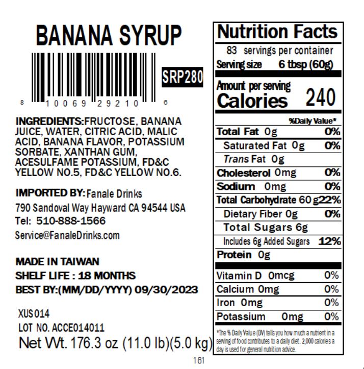 Banana Syrup