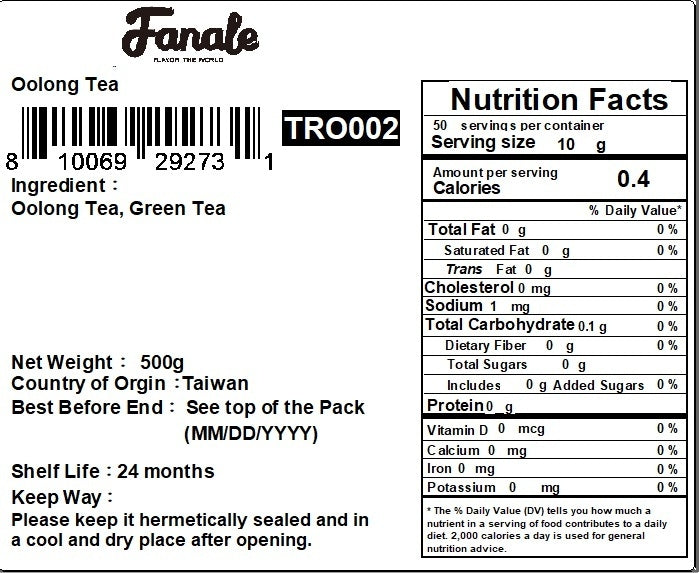 Oolong Tea - Fanale