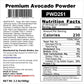 Premium Avocado Powder ( 2.2 lb/bag, 20 bags / case)