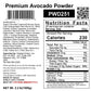 Premium Avocado Powder ( 2.2 lb/bag, 20 bags / case)