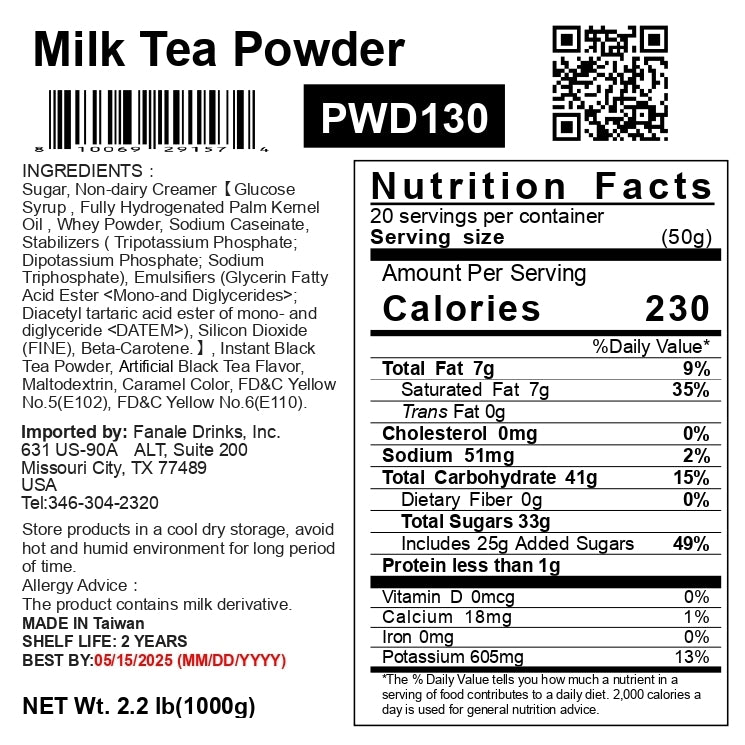 Milk Tea Powder