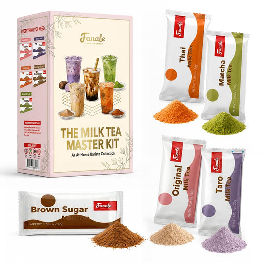 Fanale World Milk Tea Retail Box -5 Flavors ((30g*10 sachets) | FNL-WMT