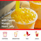 Mango Star Shaped Jelly Nata De Coco Jelly (400g * 35bag/case)