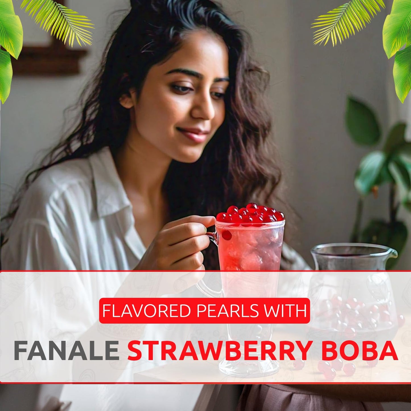 Fanale Strawberry Popping Bursting Boba Juice Ball - (2 lb / Tub)