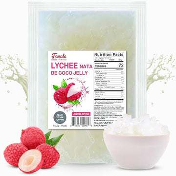 Lychee Nata De Coco Jelly - Fanale Drinks Bubble Tea Supplier
