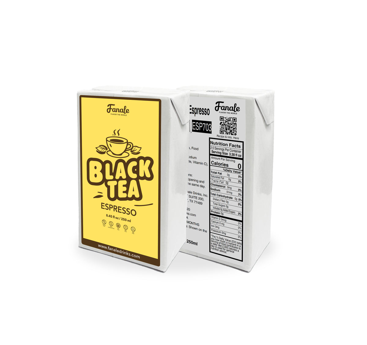Black Tea Espresso (250ml/box, 24 box/case) | ESP703