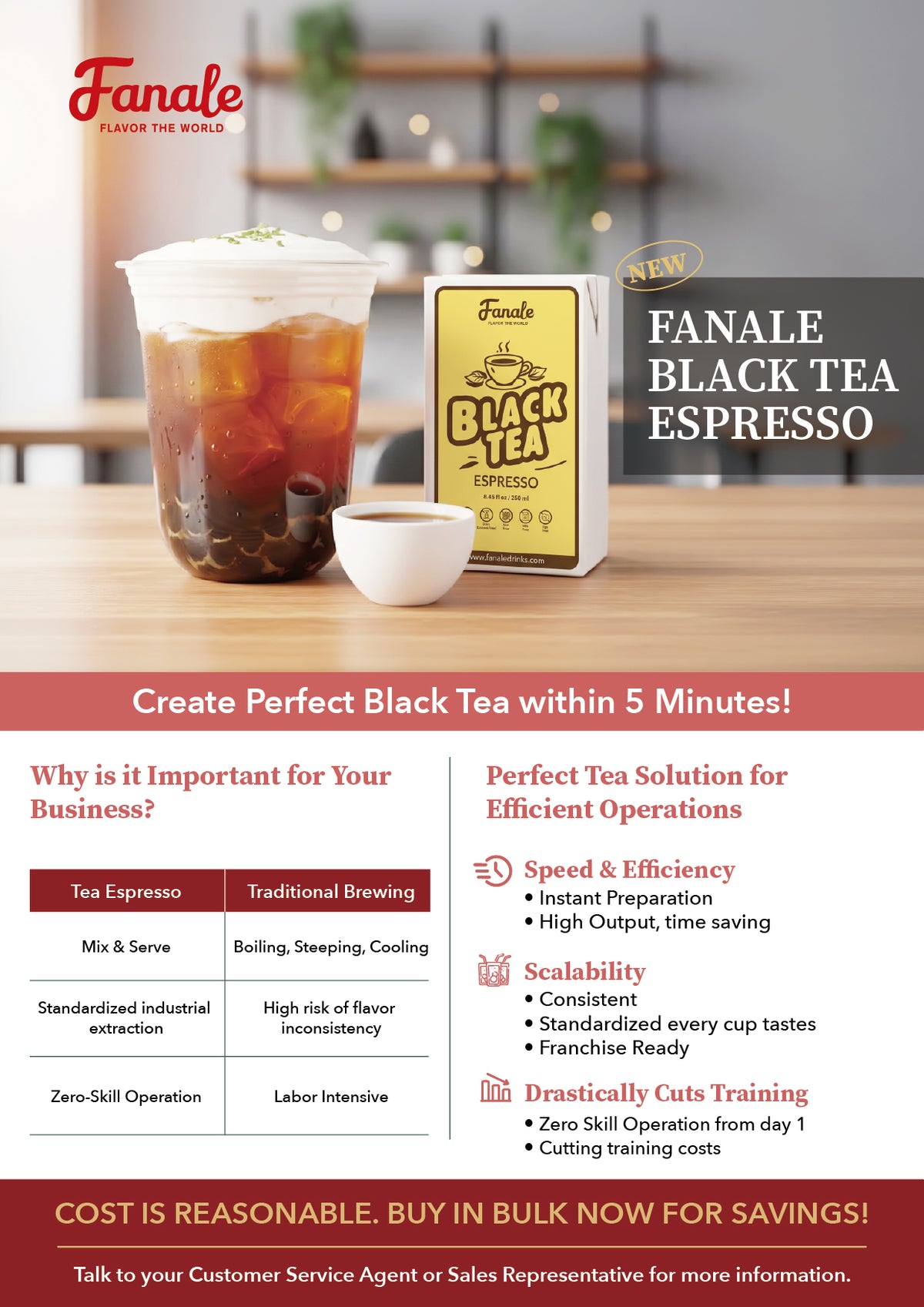 Black Tea Espresso (250ml/box, 24 box/case) | ESP703
