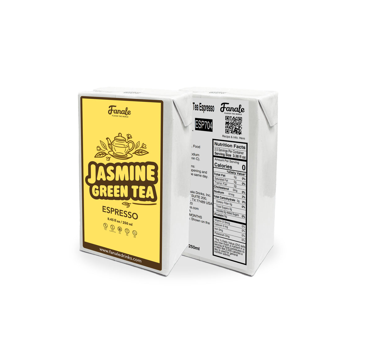 Jasmine Green Tea Espresso (250ml/box, 24 box/case) | ESP704