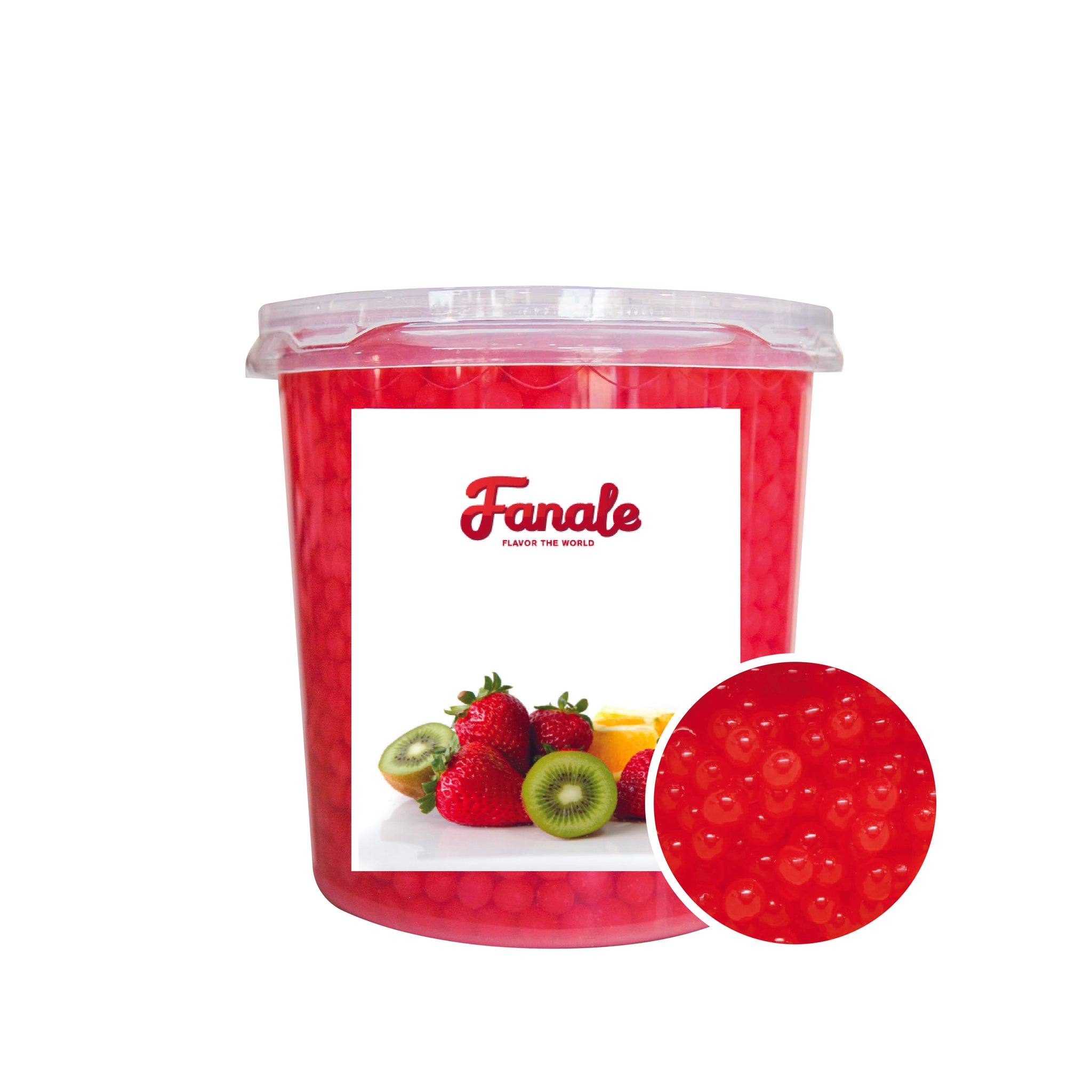 Strawberry Popping Juice Ball Fanale Drinks