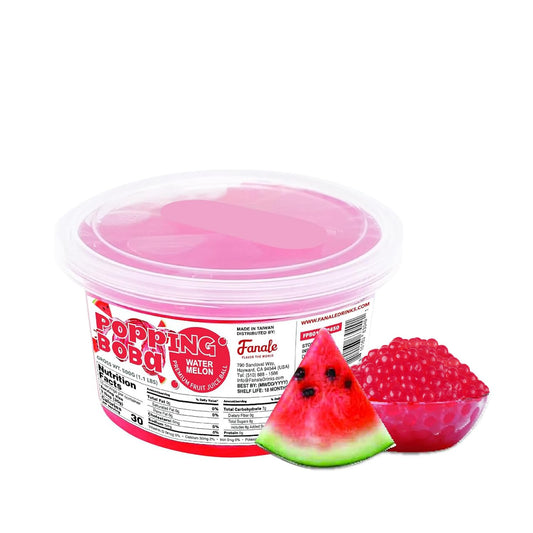 Fanale Watermelon Popping Bursting Boba Juice Ball - (1 lb / Tub)