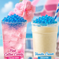 Popping Bursting Boba Juice Ball - Blue Bubble Gum Flavor