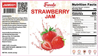 Strawberry Smoothie Paste - Fanale Drinks