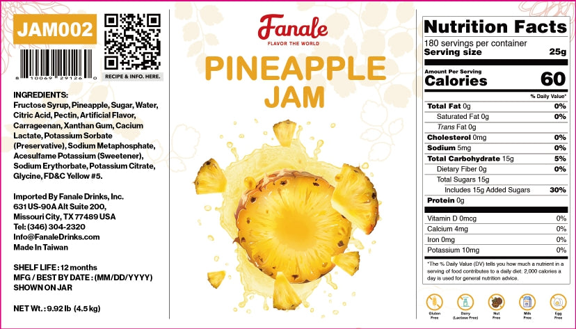 Pineapple Smoothie Jam