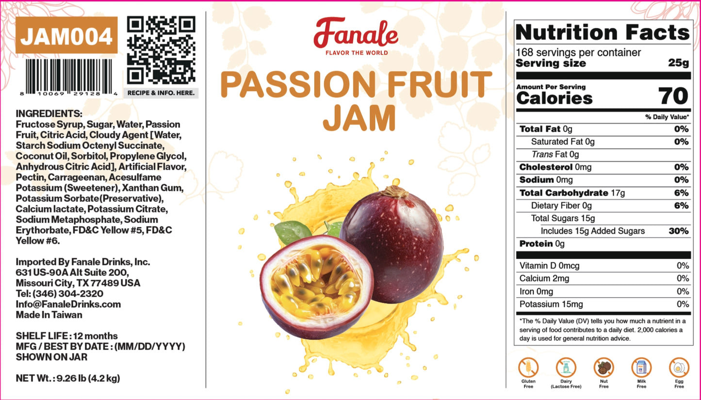 Passion Fruit Smoothie Jam