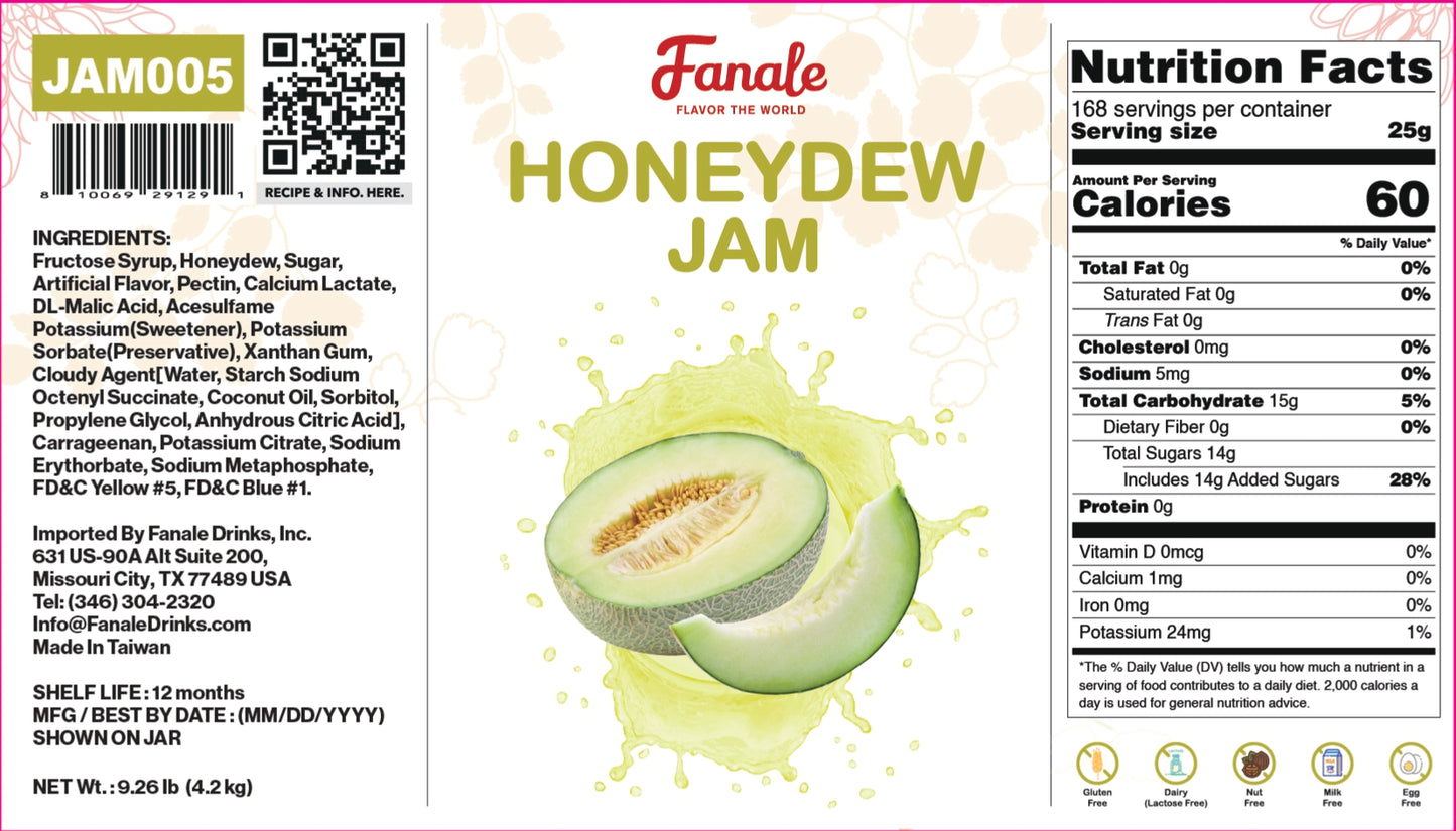 Honeydew Smoothie Jam