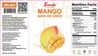 Mango Jelly - Fanale Drinks Bubble Tea Supplier