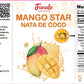 Mango Star Shaped Jelly Nata De Coco Jelly (400g * 35bag/case)