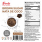 Brown Sugar Flavor Coconut Jelly Nata De Coco Jelly (400g * 35bag/case)