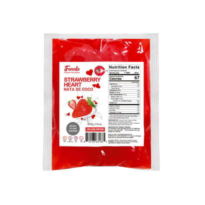 Strawberry Heart Shaped Jelly Nata De Coco Jelly – Fanale Drinks