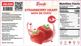 Strawberry Heart Shaped Jelly – Fanale Drinks