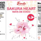 Sakura Heart Shaped Jelly